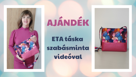 Eta táska szabásminta, videóval